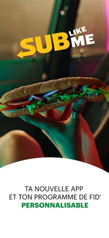 Sub Like Me par Subway® iPhone screenshot 1