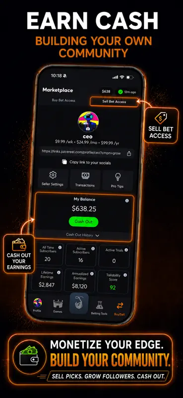 Juice Reel: Bet Tracker & Tips screenshot 5 of 6