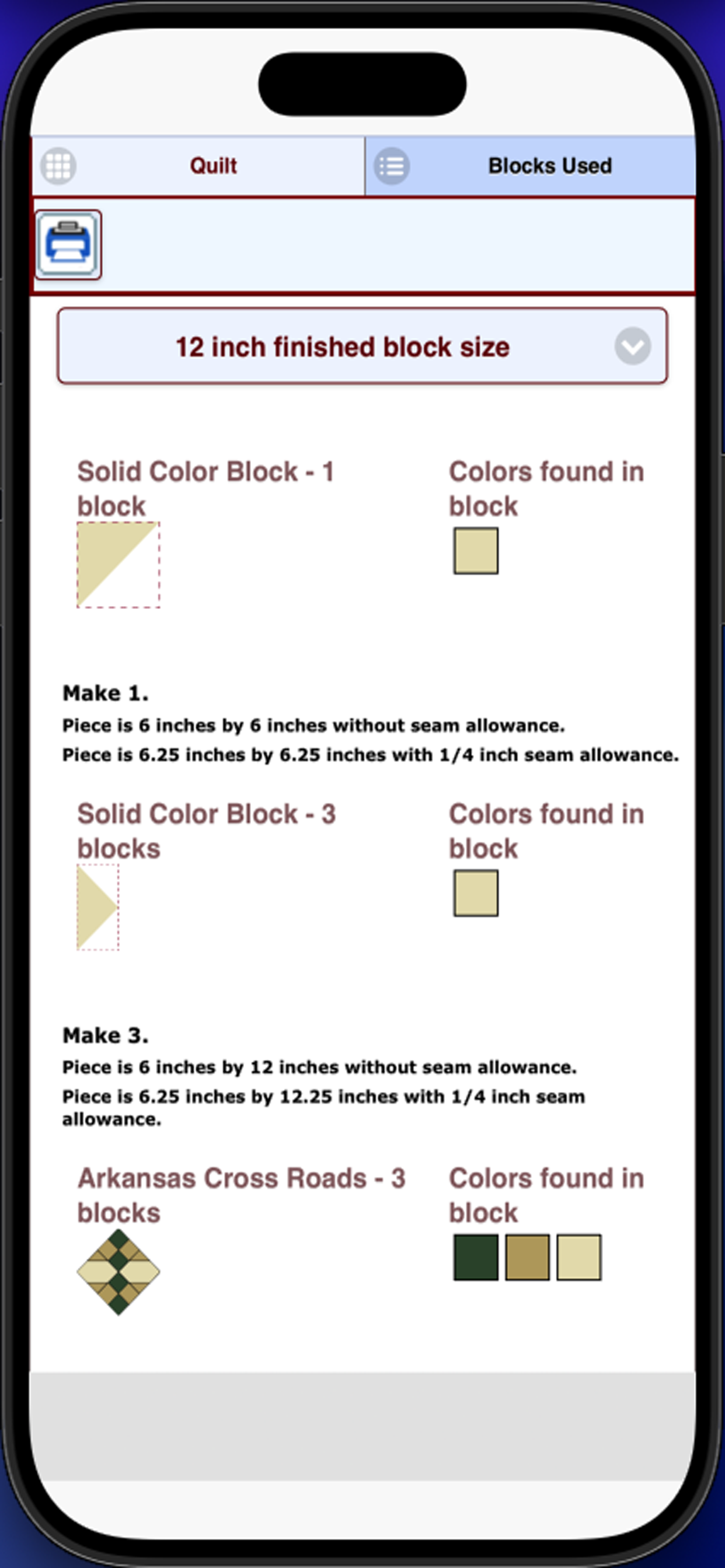 Quilt Pattern Creator screenshot 6