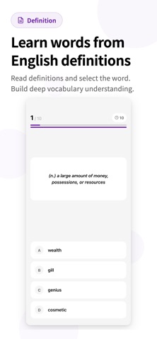 TEAP 3100 Vocabulary iPhone screenshot