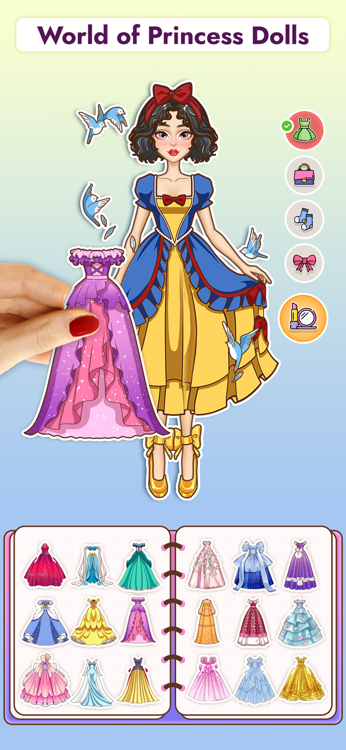 DIY Paper Doll Dress Up Dolls