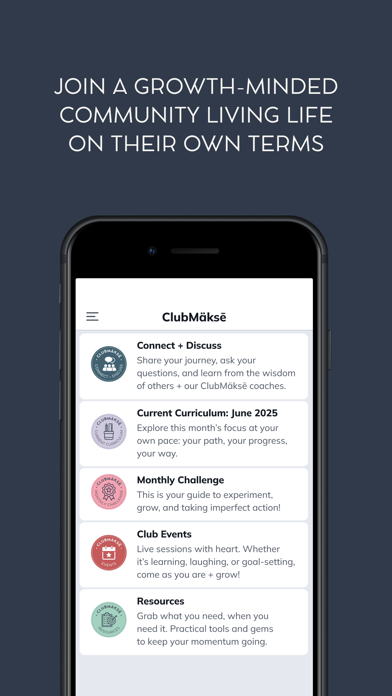 ClubMäksē by MäksēLife™ iPhone screenshot 1 - Social Networking app