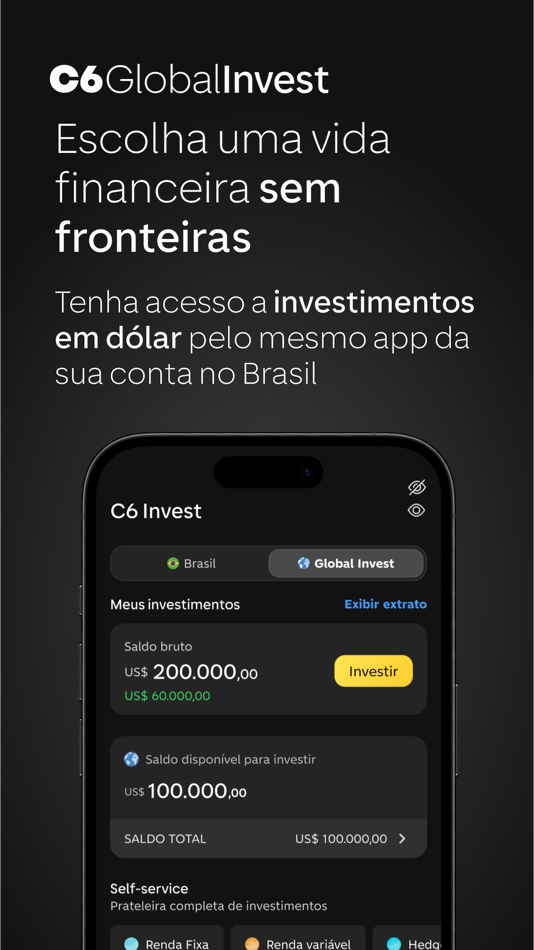 #3. C6 Bank: Cartão, conta e mais! (iOS) Podle: C6 Bank
