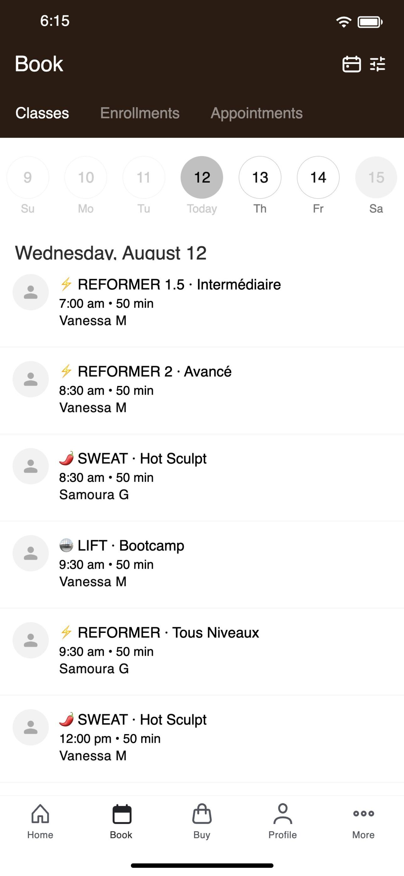 Senja Pilates screenshot 2