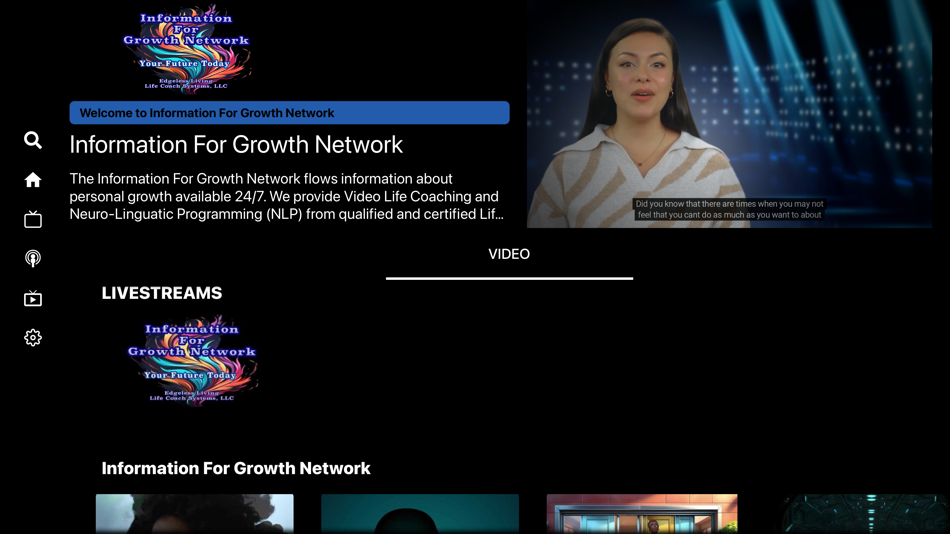 #1. Information For Growth Network (iOS) Bởi: TvStartup Inc.
