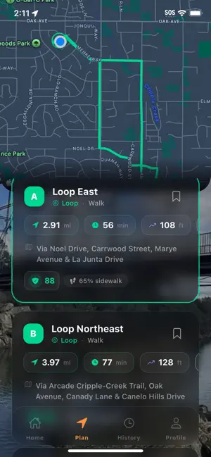 StrideLoop screenshot 2