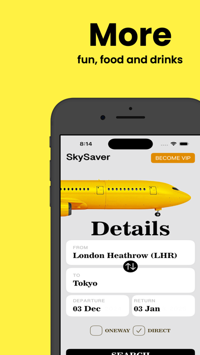 SkySaver: Smart Flight Deals Screenshot