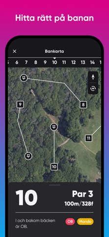 Tjing Disc Golf iPhone screenshot 4