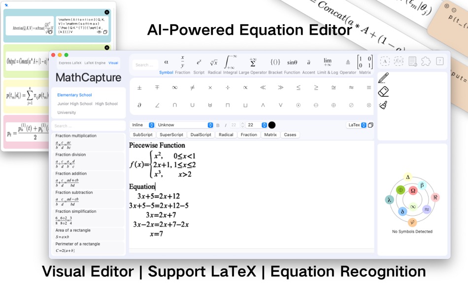 #1. MathCapture - Equation Editor (macOS) โดย: 宇 凌
