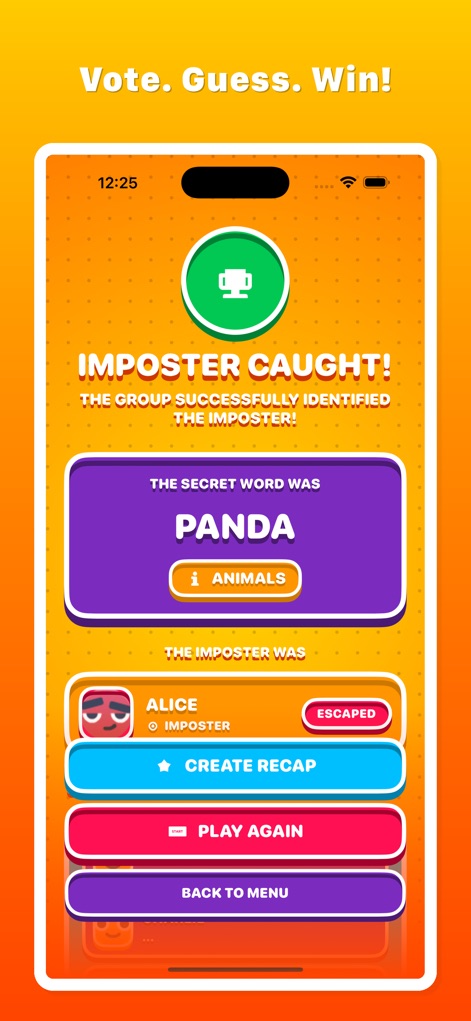 Imposter - Juego de Palabras - App de Juegos | MWM