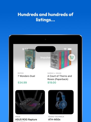 Impulse Market iPad screenshot