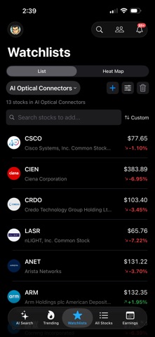 FlashTrades AI iPhone screenshot