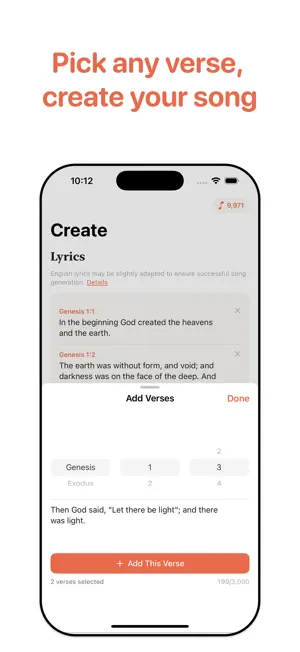 AI Bible Songs screenshot 2