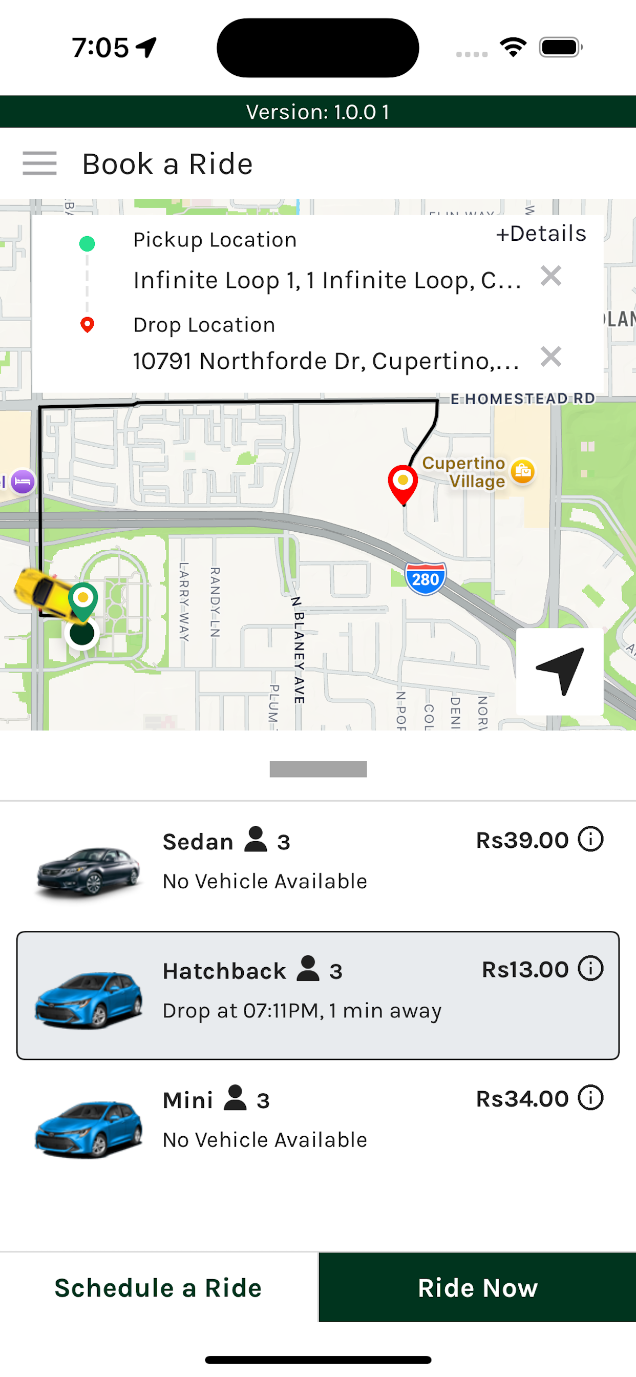 RoDrive Taxi App