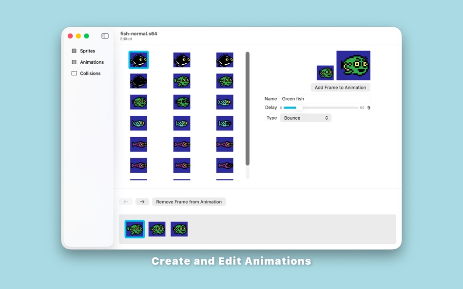 #8. Sprite 64 (macOS) di: Design Chaos Pty Ltd
