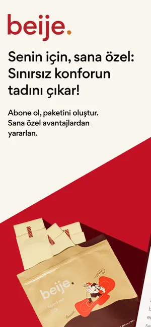 beije Store: Abonelik&Sipariş iPhone screenshot 1