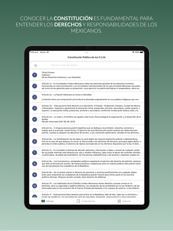 Screenshot #5 pour Constitución México