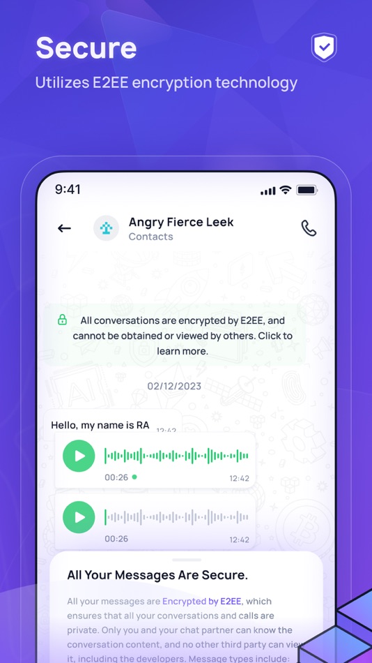 #4. Luffa:Secure Encrypted Chat (iOS) 게시자: LUFFA TECHNOLOGY NETWORK COMPANY LIMITED