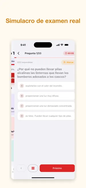 Bombero Test Oposición 2026 screenshot 3