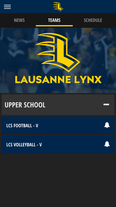 Lausanne Lynx iPhone screenshot 3 - Sports app