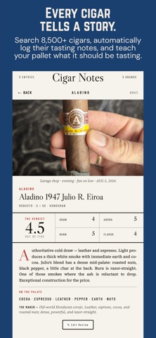 Cigar Notes - Journal Screenshot 3 of 7