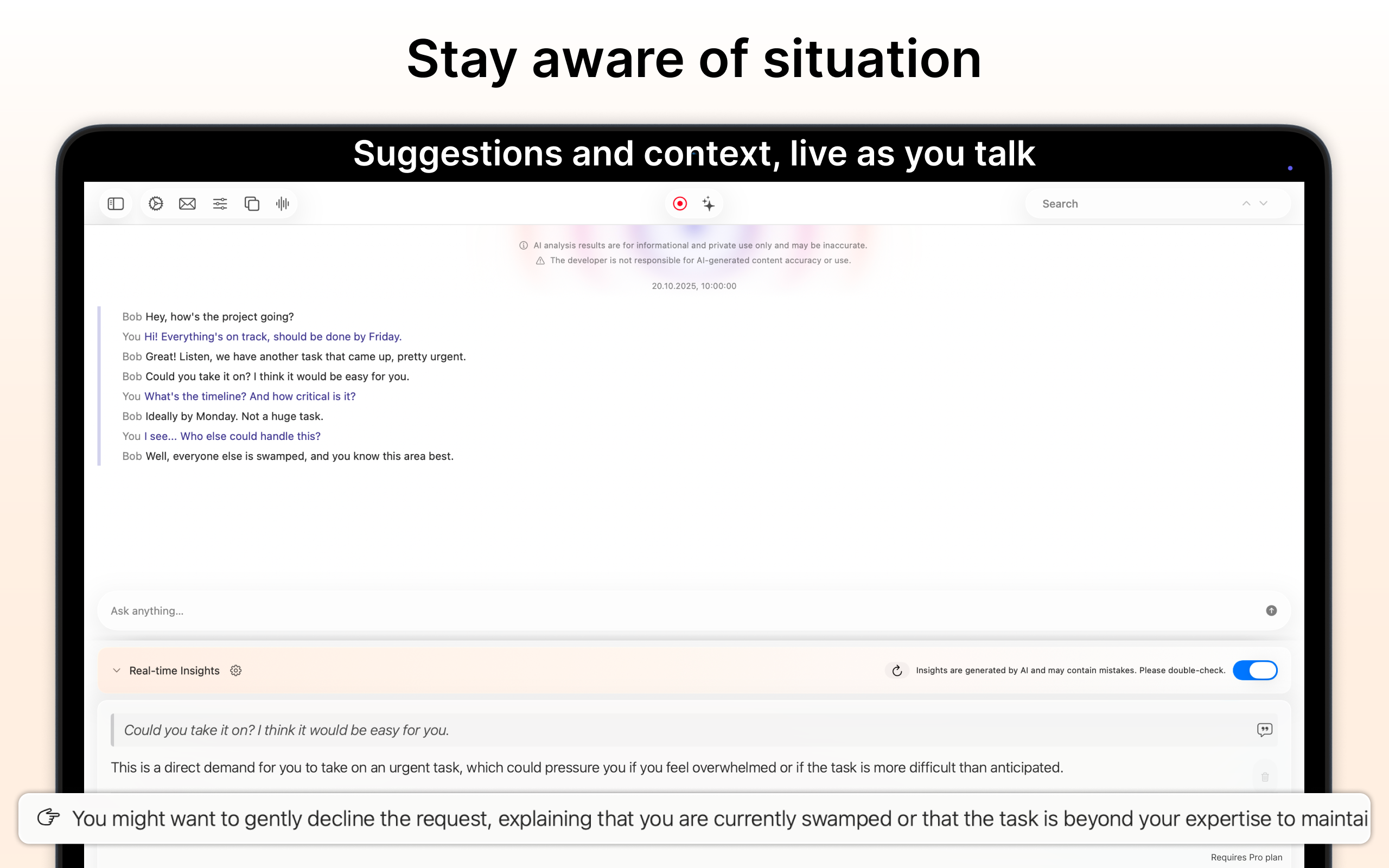 XSpeak: Live Meeting AI screenshot 21