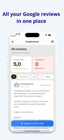 EasyReviews - Google Reviews Screenshot 1 of 5