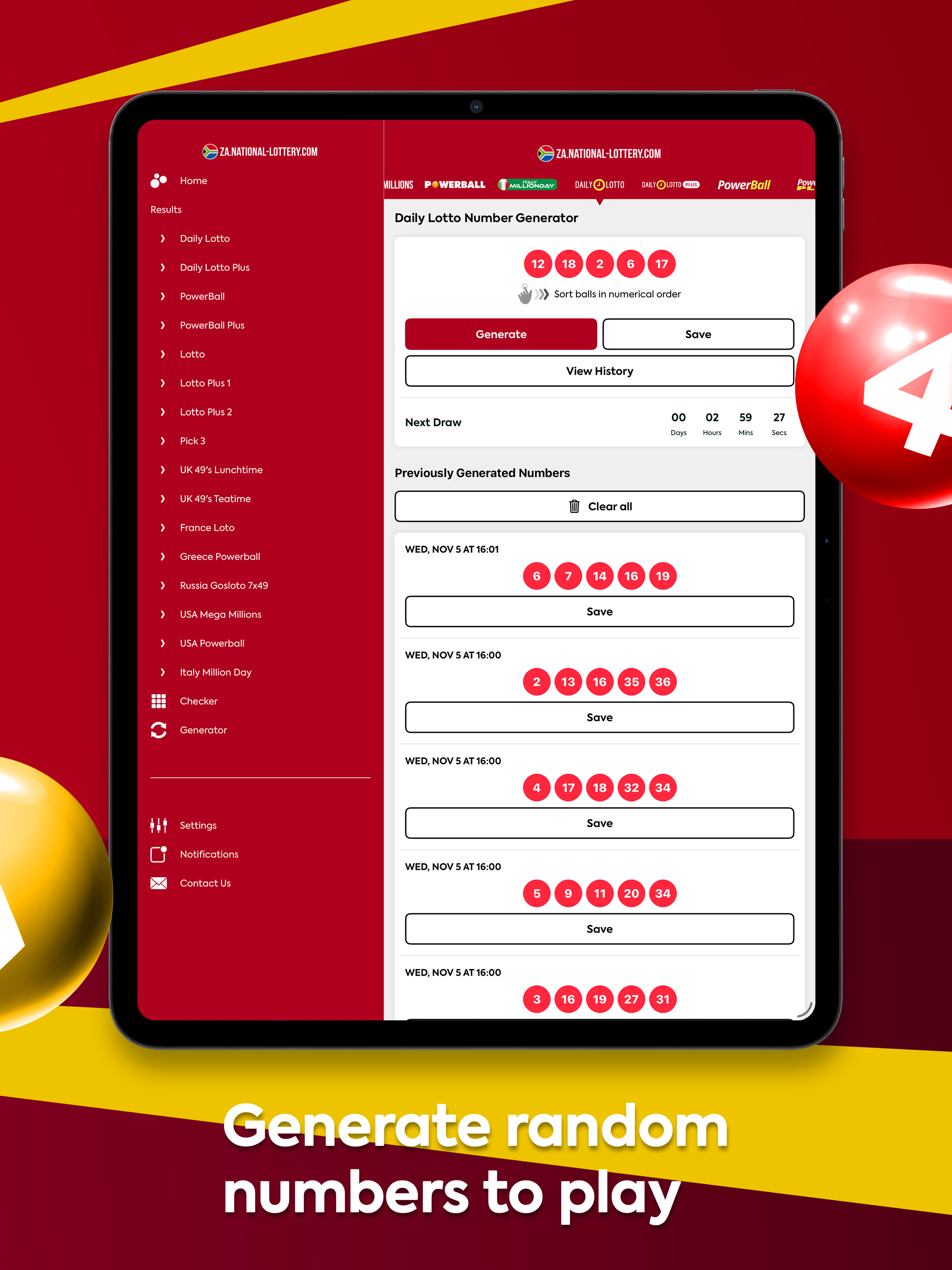 SA Lottery Results