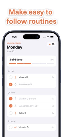 Routine: Skincare Tracker Screenshot 2 of 5