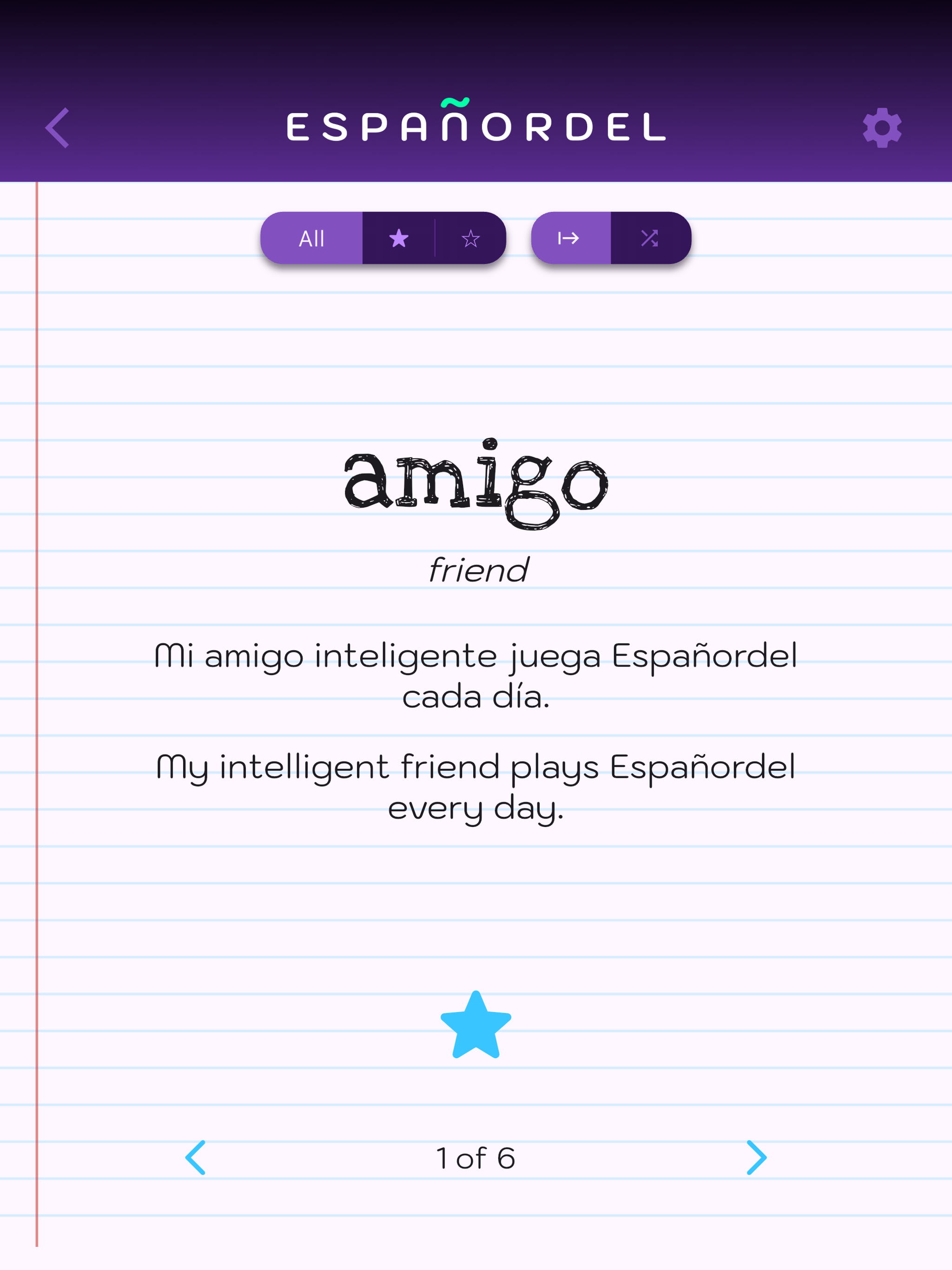 Españordel: Spanish Word Game screenshot 12