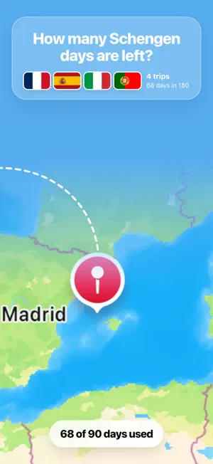 Nomadu: Visa & Tax Tracker screenshot 2
