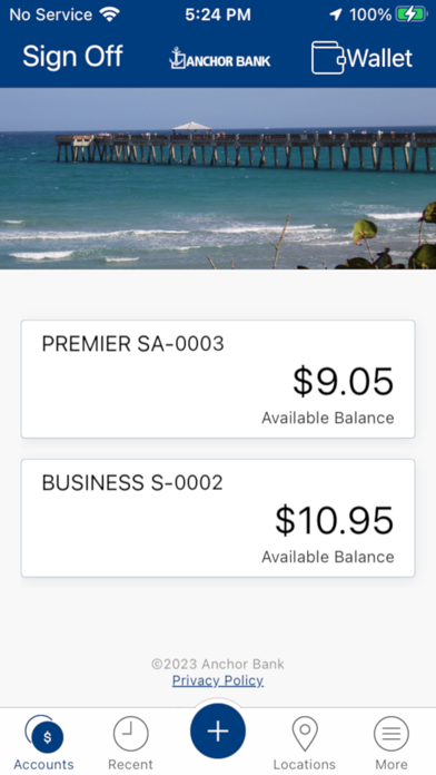 Anchor Mobile Banking Screenshot