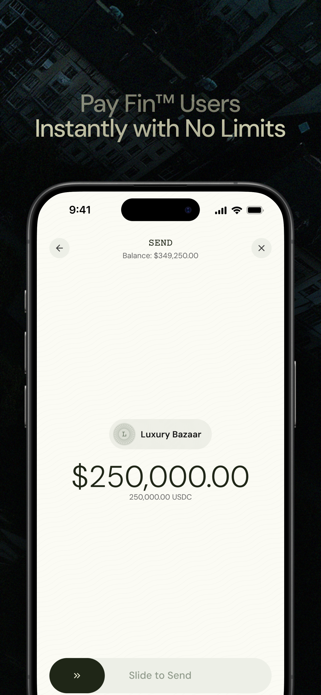 Fin: Pay, Save, Send