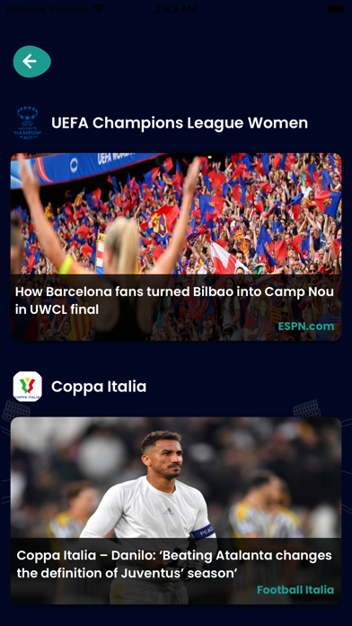 GOLA: Football Live Screenshot