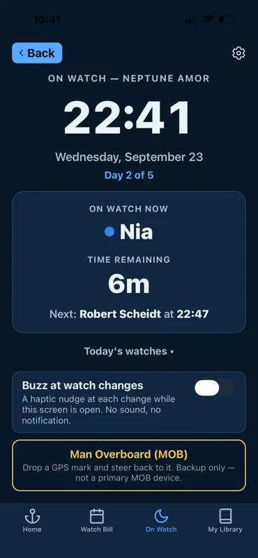 Watchkeeper App screenshot 5 of 10