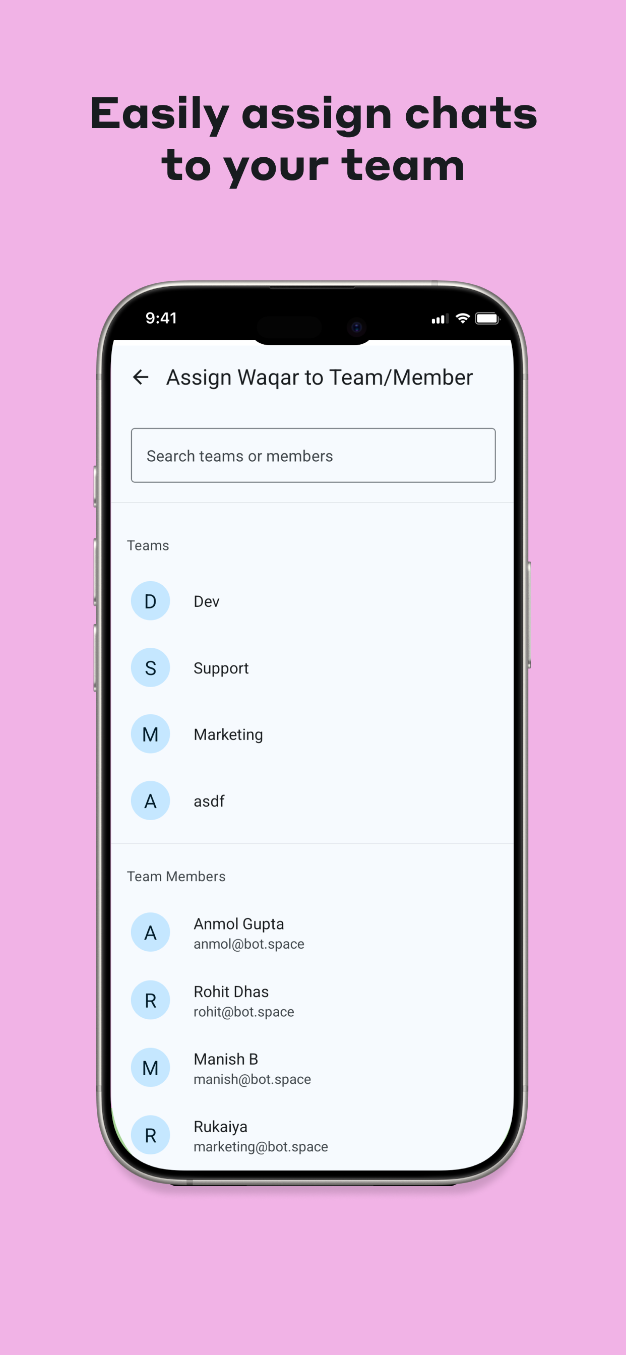 BotSpace Inbox