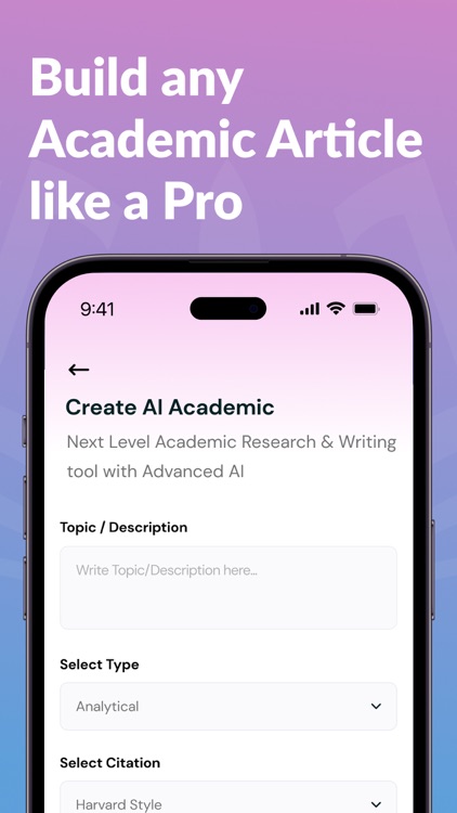 AI Academic Writing & Research