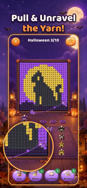 Purrl: Cute Cat Pixel Puzzle screenshot 2