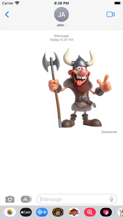 Crazy Viking Stickers screenshot-3