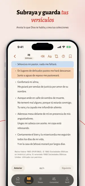 Koinonia: Biblia y devocional screenshot 3