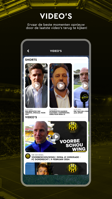 Roda JC - Officiële Club App Screenshot