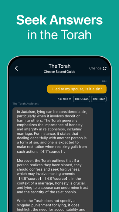 Holy Books AI: Bible Chat Screenshot
