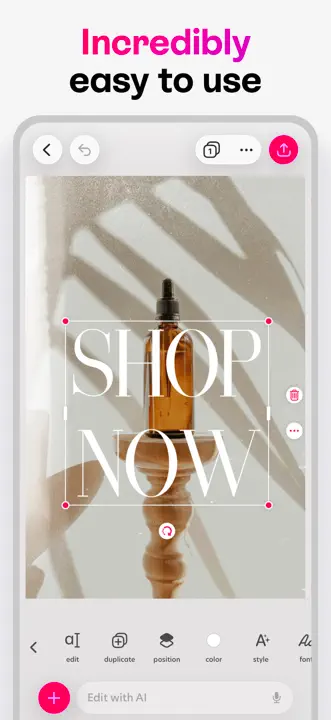 Bazaart AI Photo Editor Design: Screenshot 9 von 10