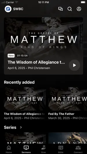Southwest Bible Church screenshot 2