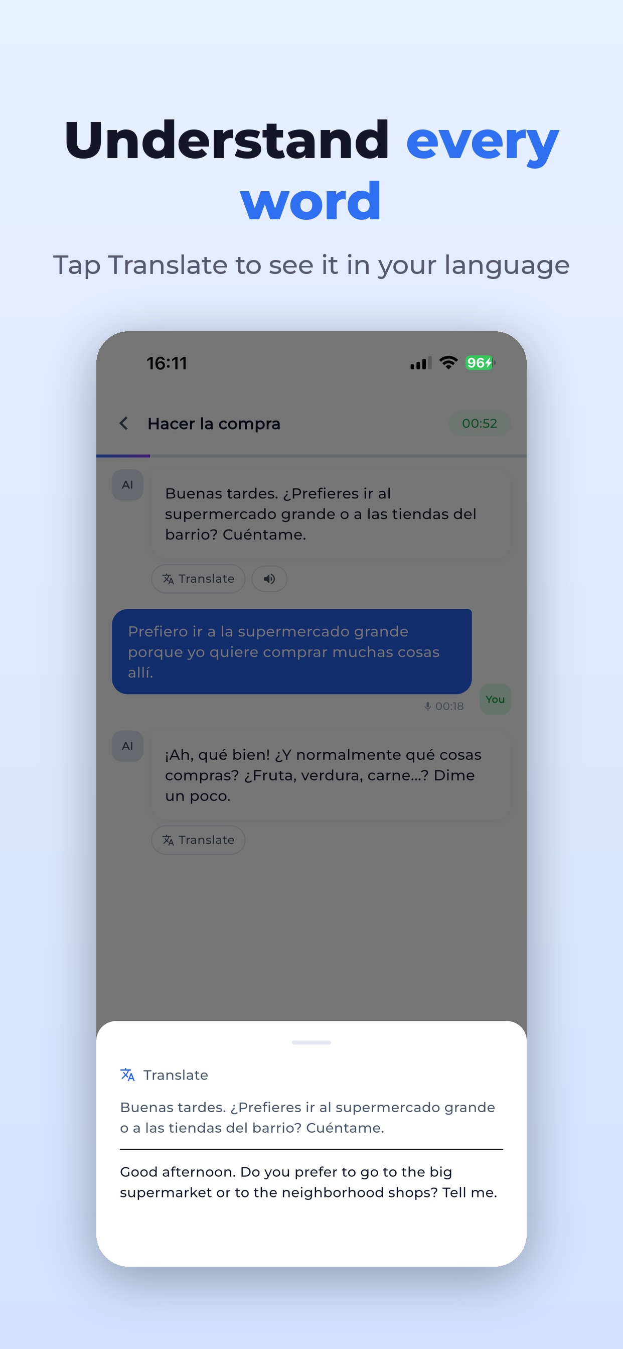 Screenshot 3 of Learn Spanish - SipLingo