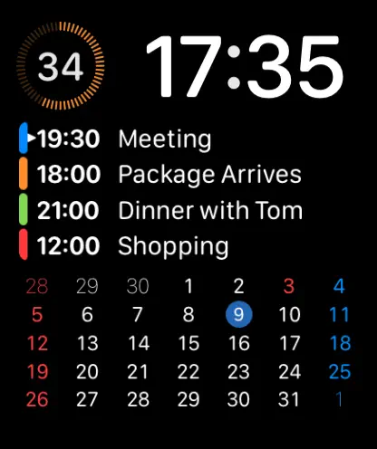 Screenshot #3 pour CalCs - Calendar Complications