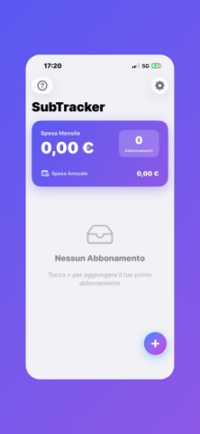 SubTracker screenshot