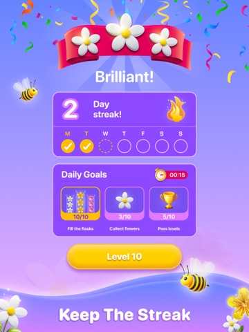 Blossom Sorting: sort puzzle iPad screenshot