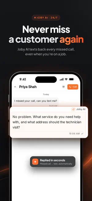 Joby CRM screenshot 1