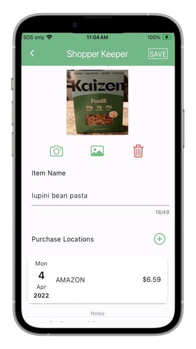 Shopper Keeper Screenshot